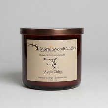 Load image into Gallery viewer, Apple Cider-Soy 3-Wick Blown Glass Collection