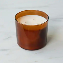 Load image into Gallery viewer, Apple Cider-Soy 3-Wick Blown Glass Collection