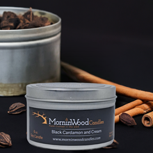 Load image into Gallery viewer, Black Cardamom & Cream - 8 oz. Tin