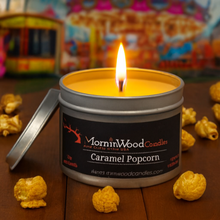 Load image into Gallery viewer, Caramel Popcorn - Soy Tin Collection