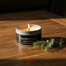 Load image into Gallery viewer, Woodland Snow ~ Soy Tin Collection