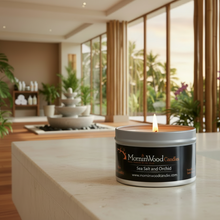 Load image into Gallery viewer, Sea Salt and Orchid - Soy Tin Collection