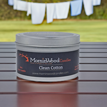 Load image into Gallery viewer, Clean Cotton - 8 oz. Tin (new scent)