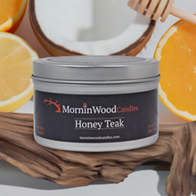 Load image into Gallery viewer, Honey Teak 8 oz. Tin
