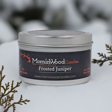 Load image into Gallery viewer, Frosted Juniper - Soy Tin Collection