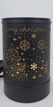 Load image into Gallery viewer, Christmas Electric Metal Wax Melt Warmer with 7 Color LED light