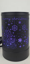 Load image into Gallery viewer, Christmas Electric Metal Wax Melt Warmer with 7 Color LED light