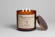 Load image into Gallery viewer, Sea Breeze-Soy 3-Wick Blown Glass Collection

