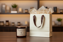 Load image into Gallery viewer, Wood Stock-Soy 3-Wick Blown Glass Collection
