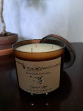 Load image into Gallery viewer, Vanilla Coffee-3 Wick Blown Glass Collection
