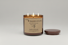 Load image into Gallery viewer, Raspberry Lemonade-Soy 3-Wick Blown Glass Collection
