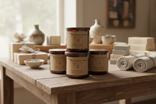 Load image into Gallery viewer, Raspberry Lemonade-Soy 3-Wick Blown Glass Collection
