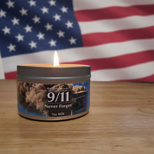Load image into Gallery viewer, 716 Never Forget 911 ~ Soy Tin Collection
