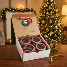 Load image into Gallery viewer, 4 Candle Holiday Gift Box - 8 oz. Tins
