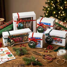 Load image into Gallery viewer, 1 Candle Holiday Gift Box - 8 oz. Tin

