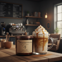 Load image into Gallery viewer, Vanilla Coffee-3 Wick Blown Glass Collection
