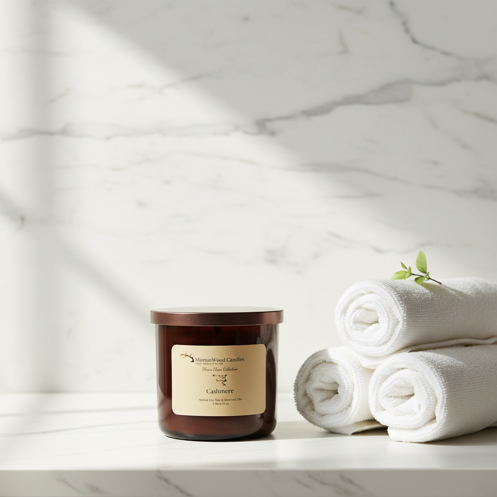 Cashmere-3 Wick Blown Glass Collection