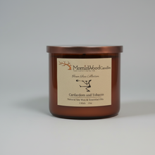 Load image into Gallery viewer, Cardamon and Tobacco-Soy 3-Wick Blown Glass Collection
