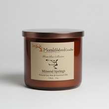 Load image into Gallery viewer, Mineral Springs-Soy 3-Wick Blown Glass Collection
