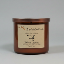 Load image into Gallery viewer, Fallen Leaves-Soy 3-Wick Blown Glass Collection

