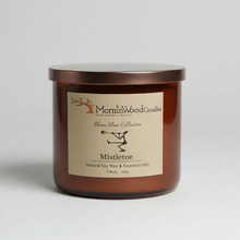 Load image into Gallery viewer, Mistletoe-Soy 3-Wick Blown Glass Collection
