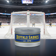 Load image into Gallery viewer, Buffalo Sabres -Sharpen Your Swords- Soy Tin Collection

