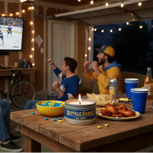 Load image into Gallery viewer, Buffalo Sabres - Top Shelf - Soy Tin Collection
