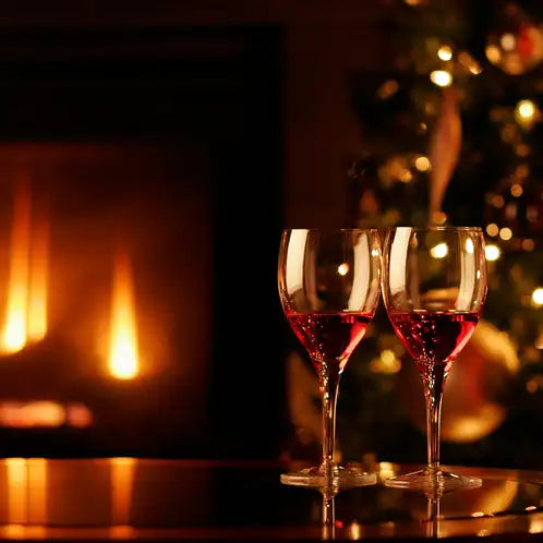 Christmas Eve 3 Wick Blown Glass Collection