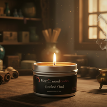 Load image into Gallery viewer, Smoked Oud - Soy Tin Collection
