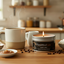 Load image into Gallery viewer, Vanilla Coffee - Soy Tin Collection
