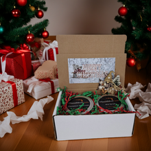 Load image into Gallery viewer, 2 Candle Holiday Gift Box - 8 oz. Tins
