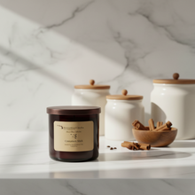 Load image into Gallery viewer, Cinnamon Stick 3 Wick Blown Glass Collection
