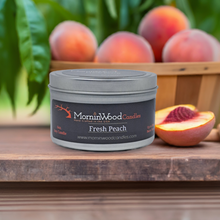 Load image into Gallery viewer, Fresh Peach - 8oz Tin (New Scent)
